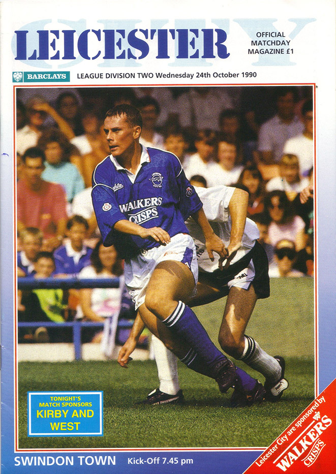 <b>Wednesday, October 24, 1990</b><br />vs. Leicester City (Away)
